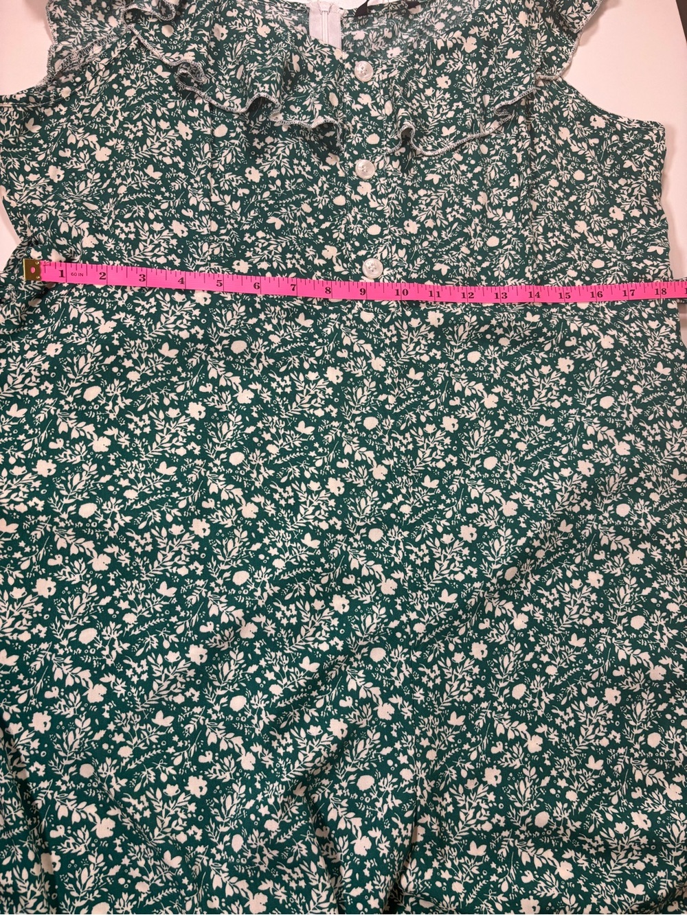 BloomChic Teal Floral Jumpsuit - Picture 5 of 6